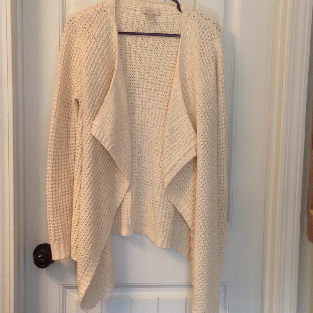 Cream Loft Sweater - Picture 2 of 4